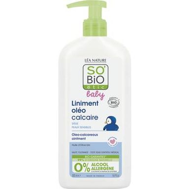 So'Bio Baby Liniment Oléo-calcaire siège, haute tolérance, 500ml