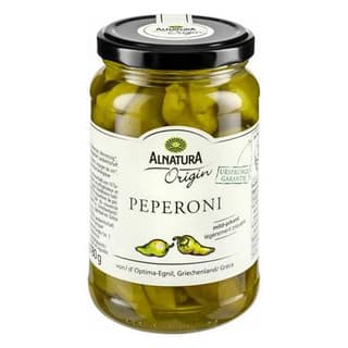 Alnatura Poivrons verts bio en bocal, 180g