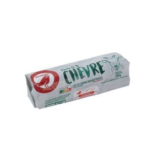 Auchan Bûche de chèvre fondante, 180g