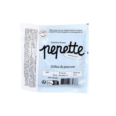 Pepette Chat Repas Frais, Délice de Poissons, 100g