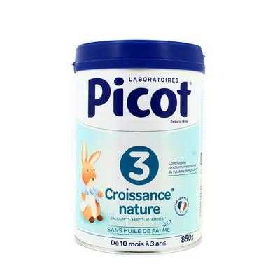 Laboratoire Picot Lait de Croissance 3ème âge en Poudre Bébé Dès 10 mois, 850g
