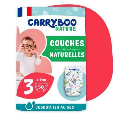 3760001769388 - Carryboo Nature - Couches naturelles et chou T3 (4-9kg)