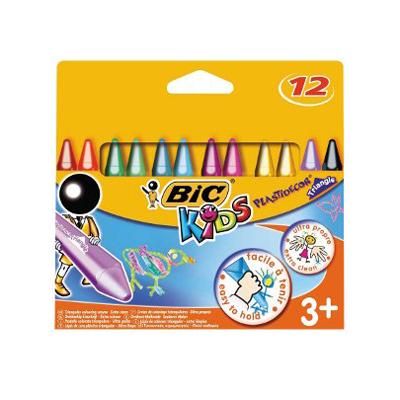3086124000789 - Bic - Craies de cire pour le coloriage plasticolor