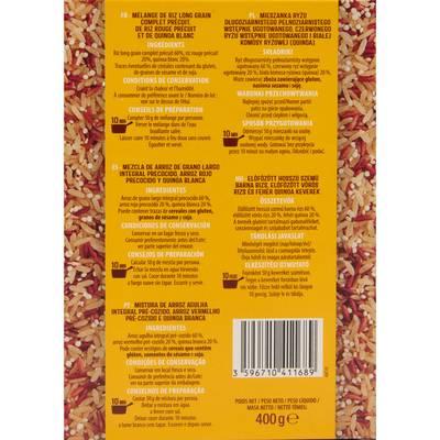 3596710411689 - Auchan - Mélange riz complet riz rouge quinoa prêt en 10 min