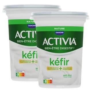 Activia Kéfir Nature Bifidus, Lot de 2x345g