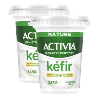 Activia Kéfir Nature Bifidus, Lot de 2x345g