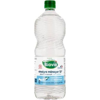 Biovie Vinaigre ménager 12°, sans parfum, 1L