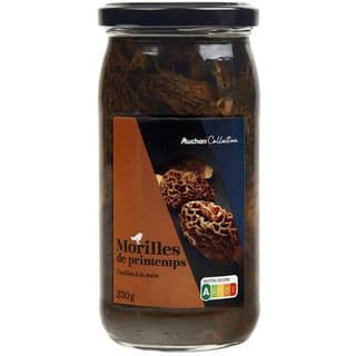 Auchan Collection Morilles en bocal, 160g