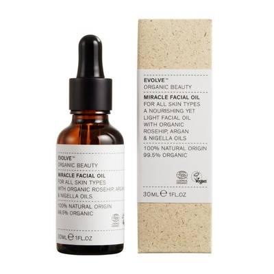 5060200044612 - Evolve - Huile pour le visage Miracle à la rose musquée