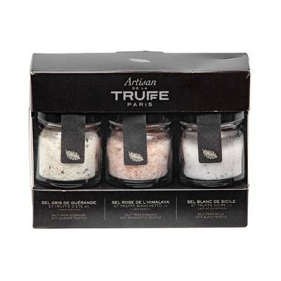 Artisan de la Truffe - Paris Coffret Trio de mini sels à la truffe, 3x30g