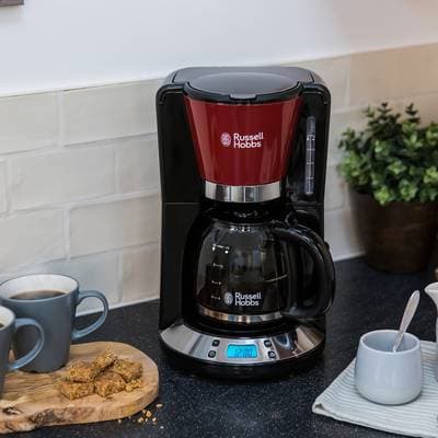 4008496974290 - Russell Hobbs - Cafetière filtre programmable colours plus rouge 24031-56
