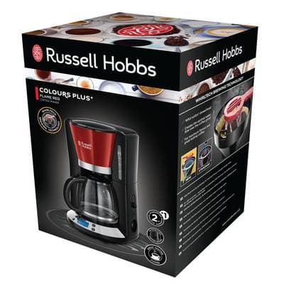 4008496974290 - Russell Hobbs - Cafetière filtre programmable colours plus rouge 24031-56