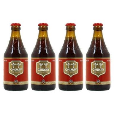 Chimay rouge Bière Trappiste 7°, Lot de 4x33cl