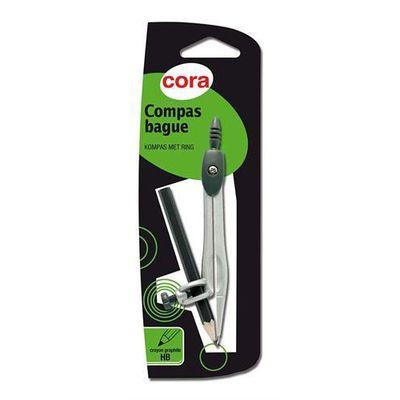 3257983028690 - Cora - Compas bague et crayon graphite HB
