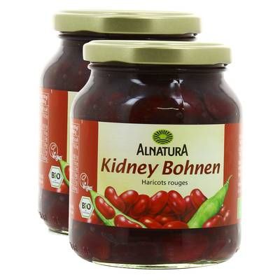 Alnatura Haricots rouges bio, Lot de 2x240g