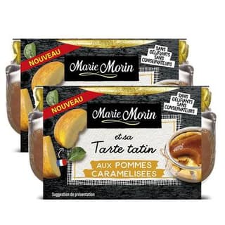Marie Morin Tarte Tatin, Lot de 2x130g