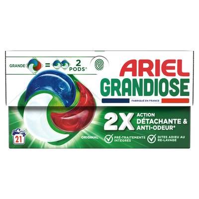 Ariel Lessive capsule Pods Grandiose Original, 21 pods