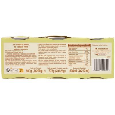 3596710509171 - Auchan - Haricots rouges