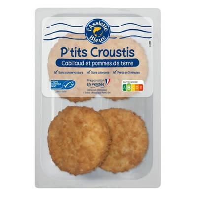 3551610010592 - L'Assiette Bleue - P'tit Crousti Cabillaud et Pommes de Terre