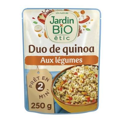 Jardin Bio Etic Duo de quinoa aux légumes Bio, 250g