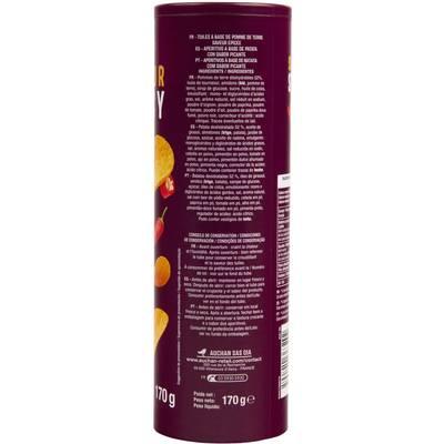 3596710363292 - Auchan - Chips tuiles saveur spicy