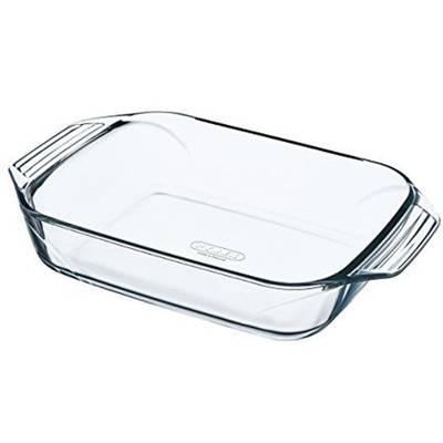 3426470268592 - Pyrex - Plat rectangulaire en verre avec poignées Irrésistible
