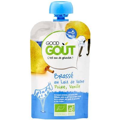 3770002327593 - Good Goût - Brassé Poire Vanille Bio Gourde Bébé Dès 6 mois