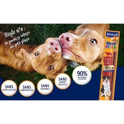 4008239230294 - Vitakraft Beef Stick - Bâtonnet Gibier - Friandise récompense pour chien