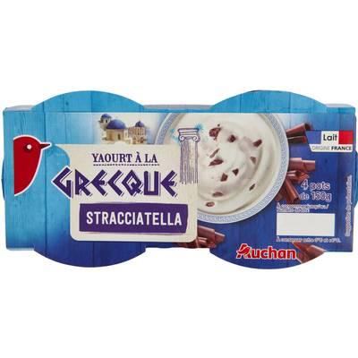 3596710472994 - Auchan - Yaourt à la grecque stracciatella