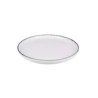 Collection Fade Assiette plate 27,5xH2,5cm black rim Fade, 1 pièce