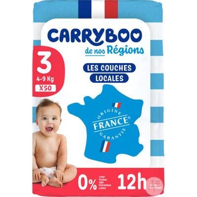 Carryboo de Nos Region Couche T3 (4-9kg), 50 couches