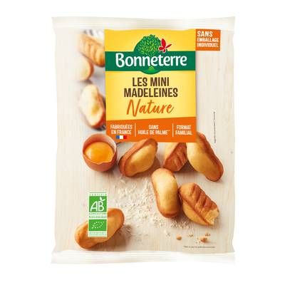 Bonneterre Mini Madeleines bio, 400g