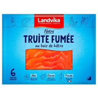 Landvika Truite Fumée, 6 tranches - 140g
