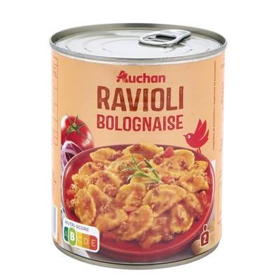 Auchan Ravioli à la bolognaise, 800g