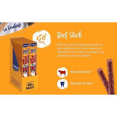 4008239230096 - Vitakraft Beef Stick - Bâtonnet Boeuf - Friandise récompense pour chien