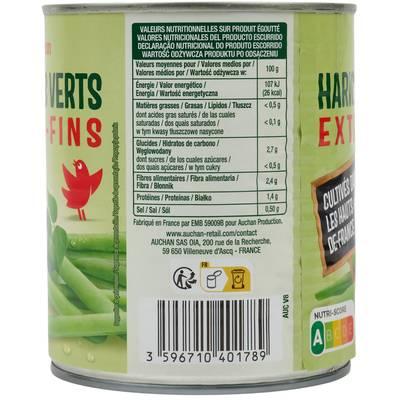 3596710479948 - Auchan - Haricots verts extra fins
