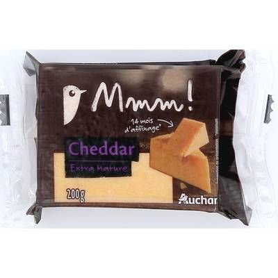 Auchan Terroir Cheddar extra mature, 200g