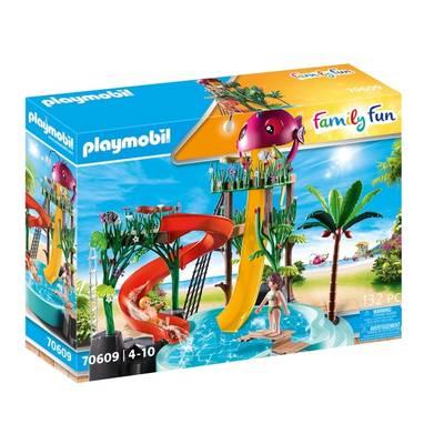 4008789706096 - PLAYMOBIL® Family Fun - Parc aquatique avec toboggans