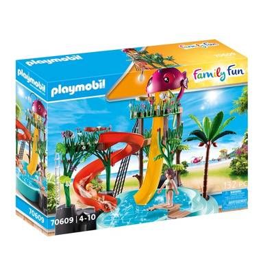 PLAYMOBIL® Family Fun Parc aquatique avec toboggans, 70609