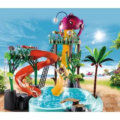4008789706096 - PLAYMOBIL® Family Fun - Parc aquatique avec toboggans