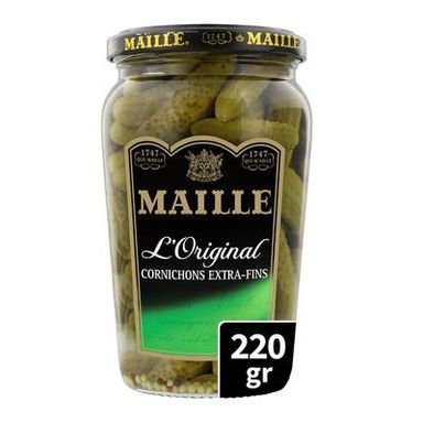 Maille Cornichons extra fins, 220g