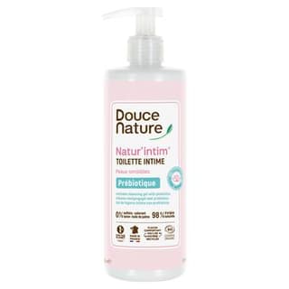 Douce Nature Gel Toilette intime CosméBio Eau Florale Rose, 400ml
