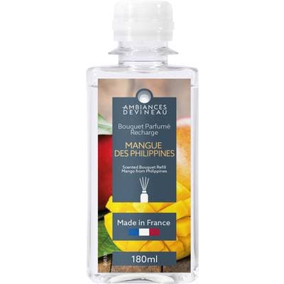 Ambiances Devineau Recharge Bouquet parfumé Mangue des Philippines, 180ml