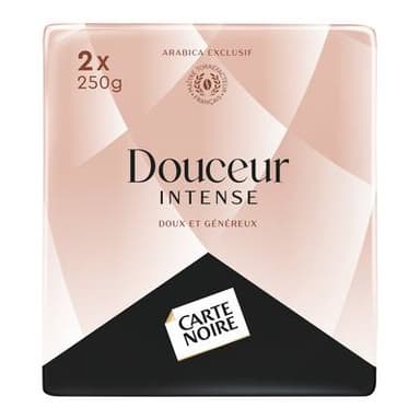 Carte Noire Café moulu Douceur Intense 100% arabica, 2x250g