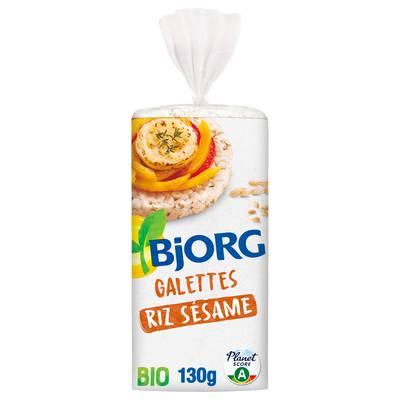 3229820167398 - Bjorg - Galettes de riz complet au sésame bio