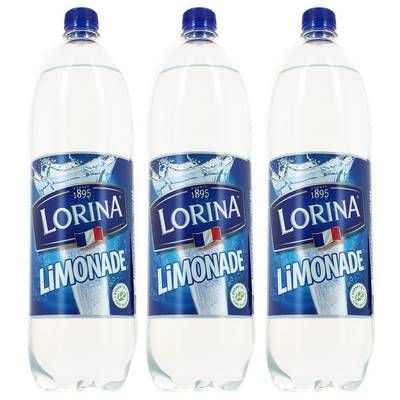 Lorina Limonade double zest, Lot de 3x1L