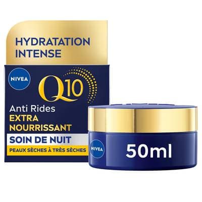 Nivea Soin de nuit anti-rides extra nourrissant Q10, 50ml
