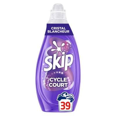 Skip Lessive Liquide Mon Cycle Court Parfait Cristal Blancheur, 1,482L