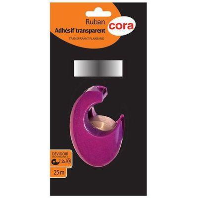 3257984097299 - Cora - Devidoir adhesif transparent + une recharge