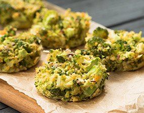 Galettes de brocolis